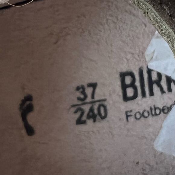 Birkenstock Memphis High Leather/Textile Shoes Mushroom Women 6/Men 4 NWB - Picture 9 of 10